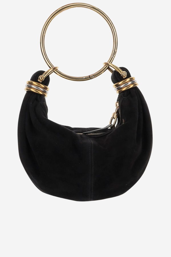 Chloé Bracelet Hobo Bag Mini - Black