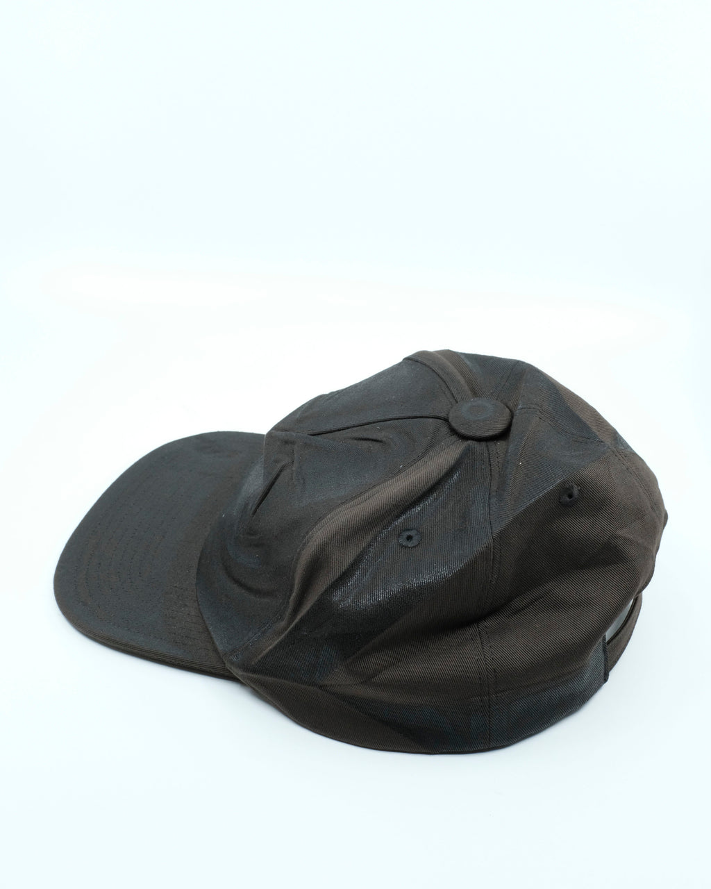 Maison Margiela Chocolate Foil-Print Crushed Hat