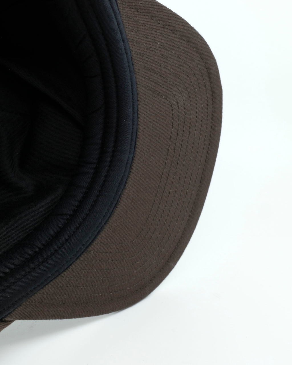 Maison Margiela Chocolate Foil-Print Crushed Hat
