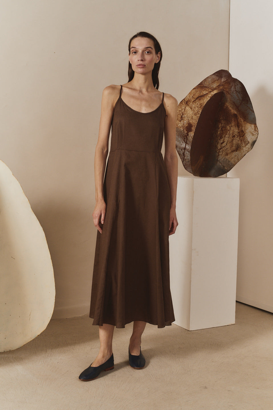 Datura Godet Slip Dress