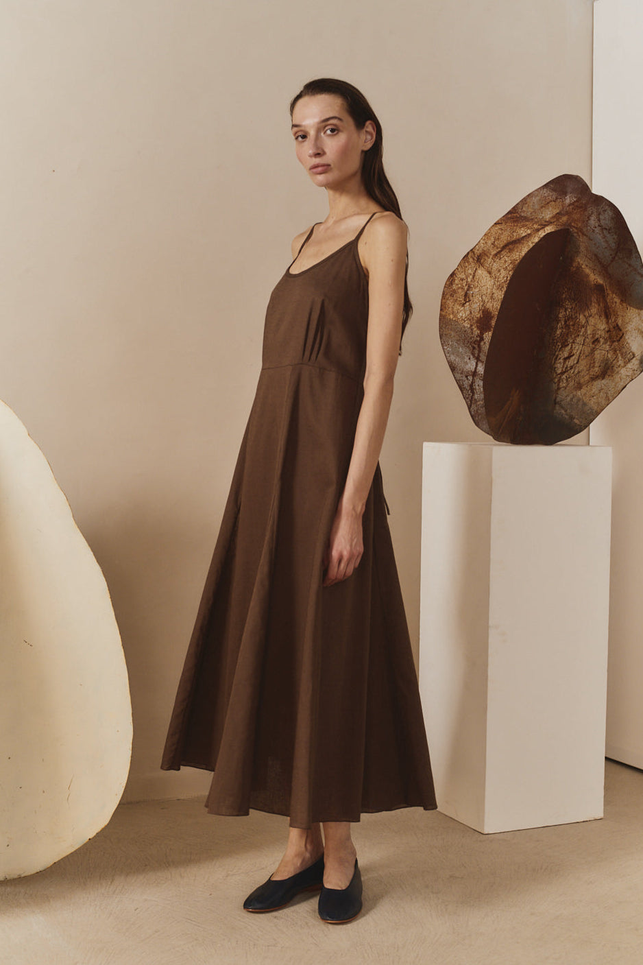 Datura Godet Slip Dress