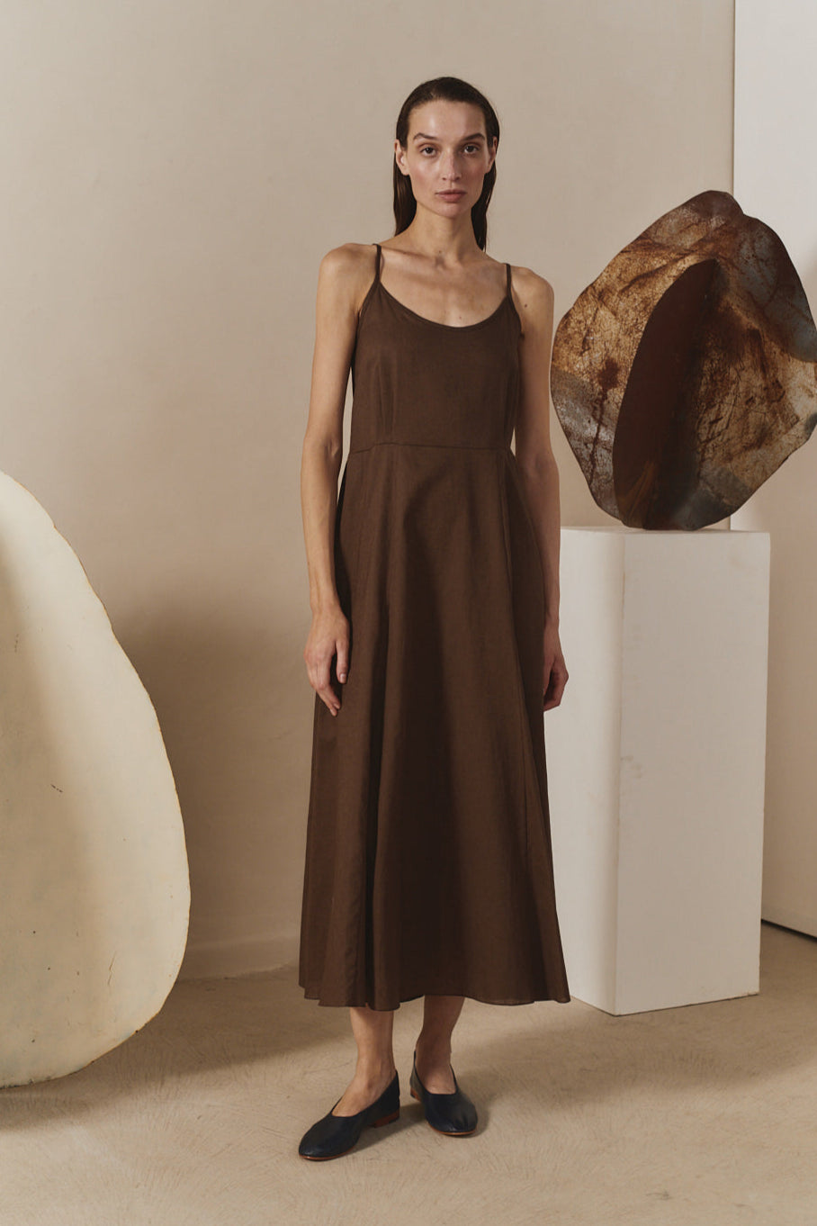 Datura Godet Slip Dress