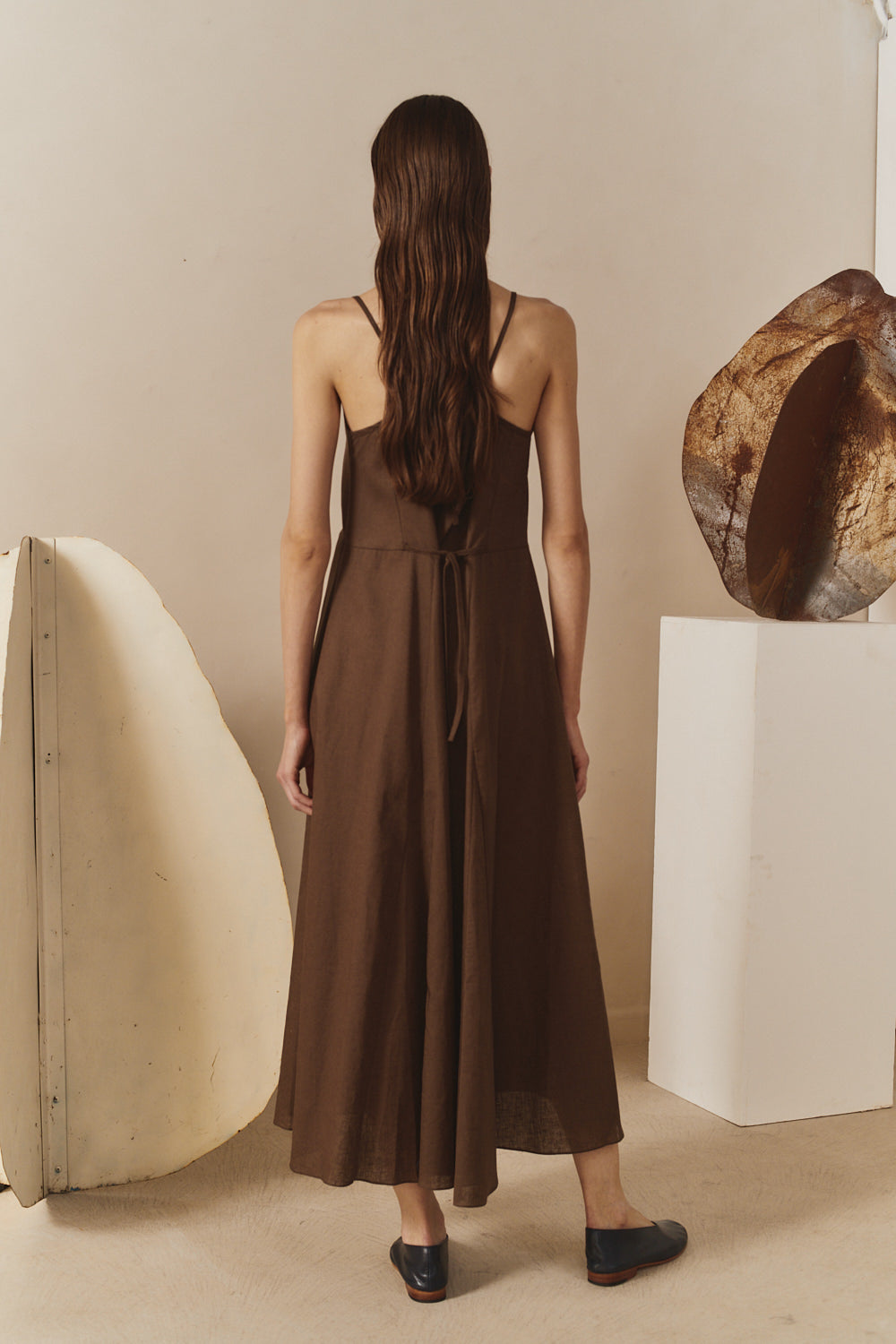 Datura Godet Slip Dress