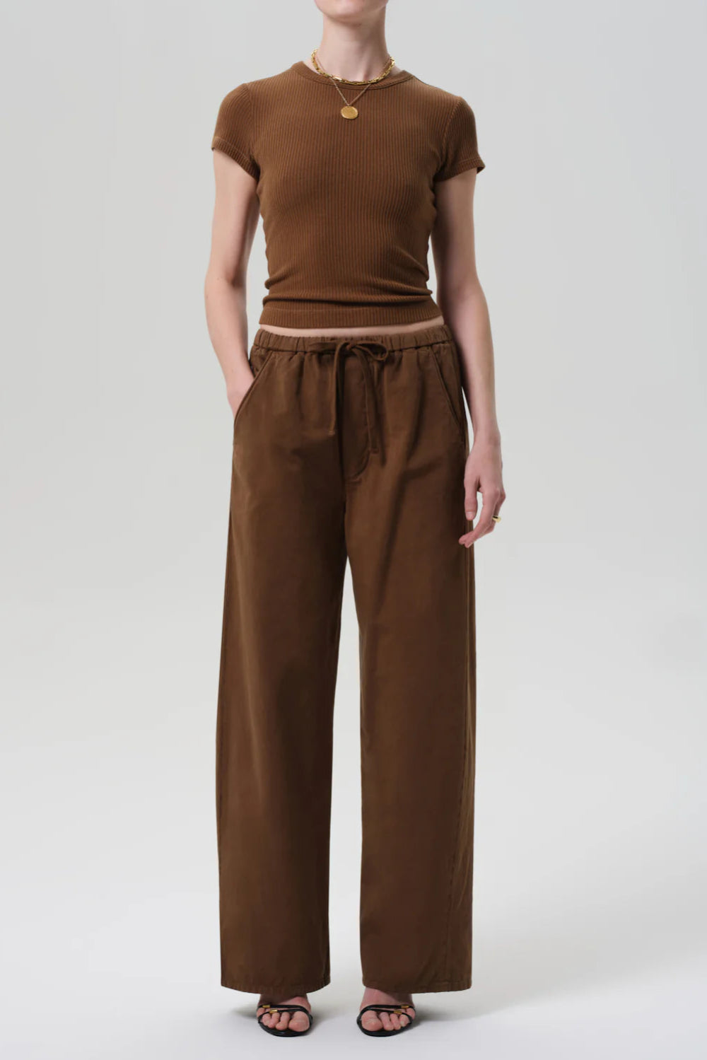 Citizens of Humanity Aurora Pull On Pant - Bronze