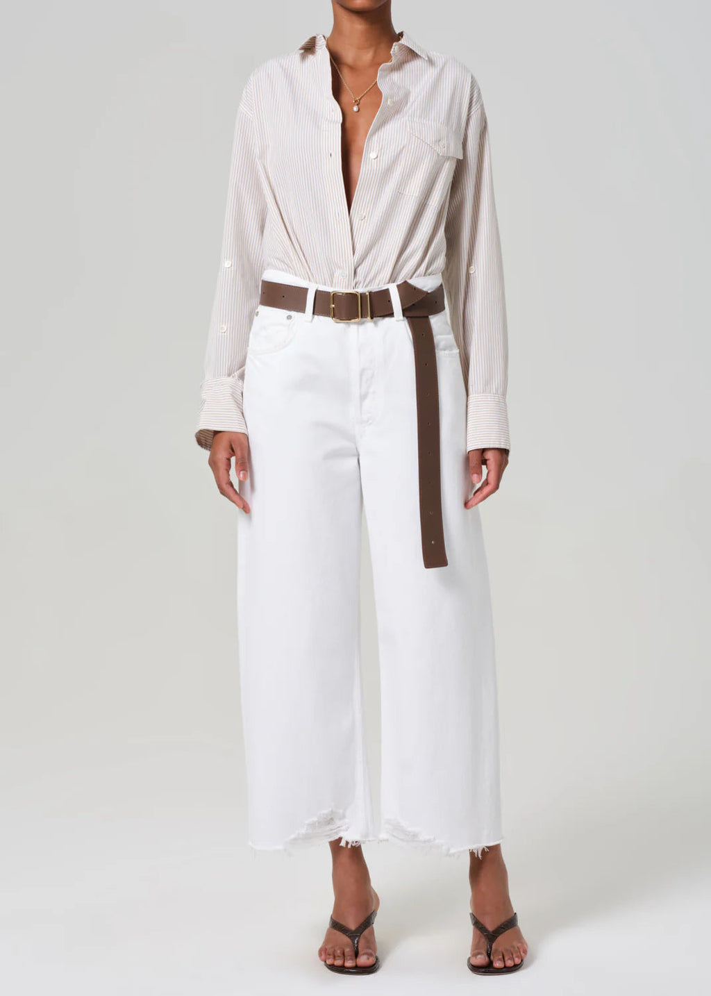 Citizens of Humanity Ayla Raw Hem Crop Jeans