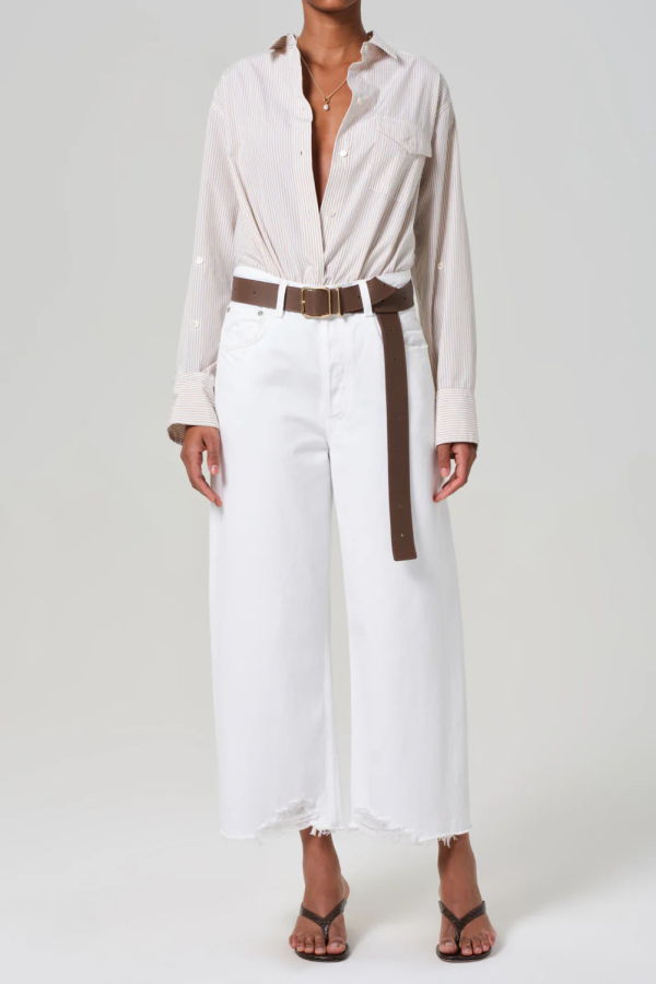 Citizens of Humanity Ayla Raw Hem Crop Jeans