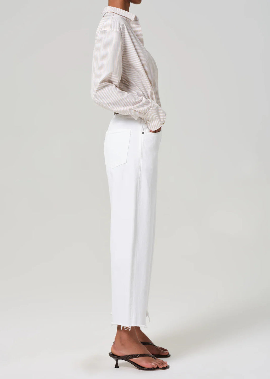 Citizens of Humanity Ayla Raw Hem Crop Jeans