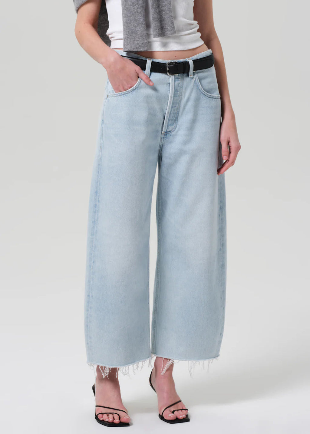 Citizens of Humanity Ayla Raw Hem Crop Jeans