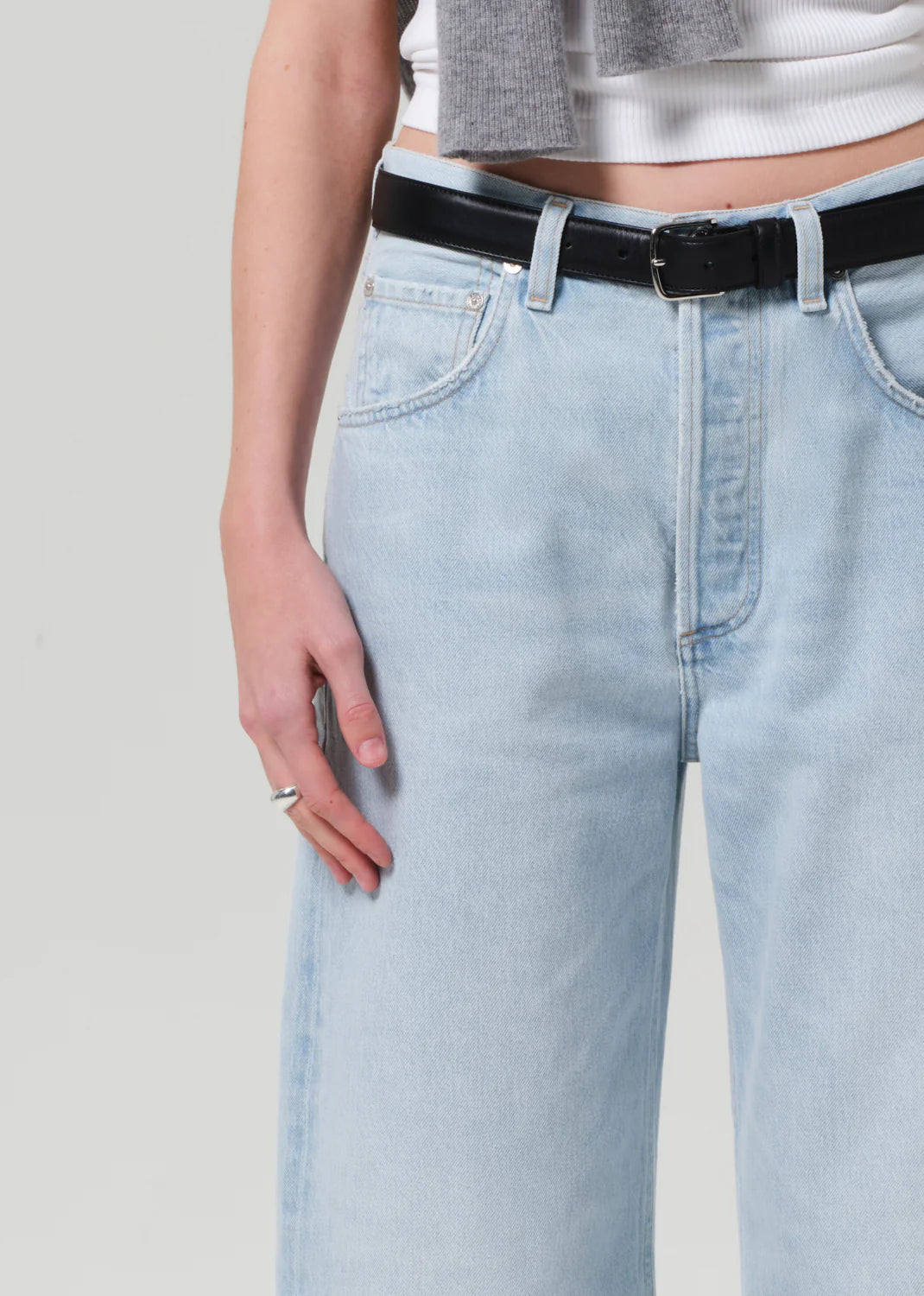 Citizens of Humanity Ayla Raw Hem Crop Jeans