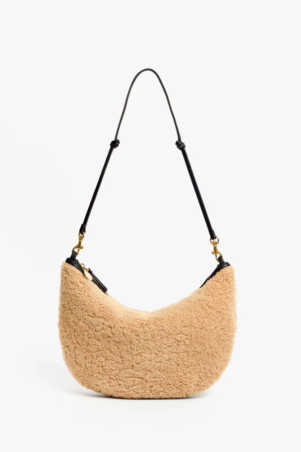 Clare V. Lune Shearling Bag