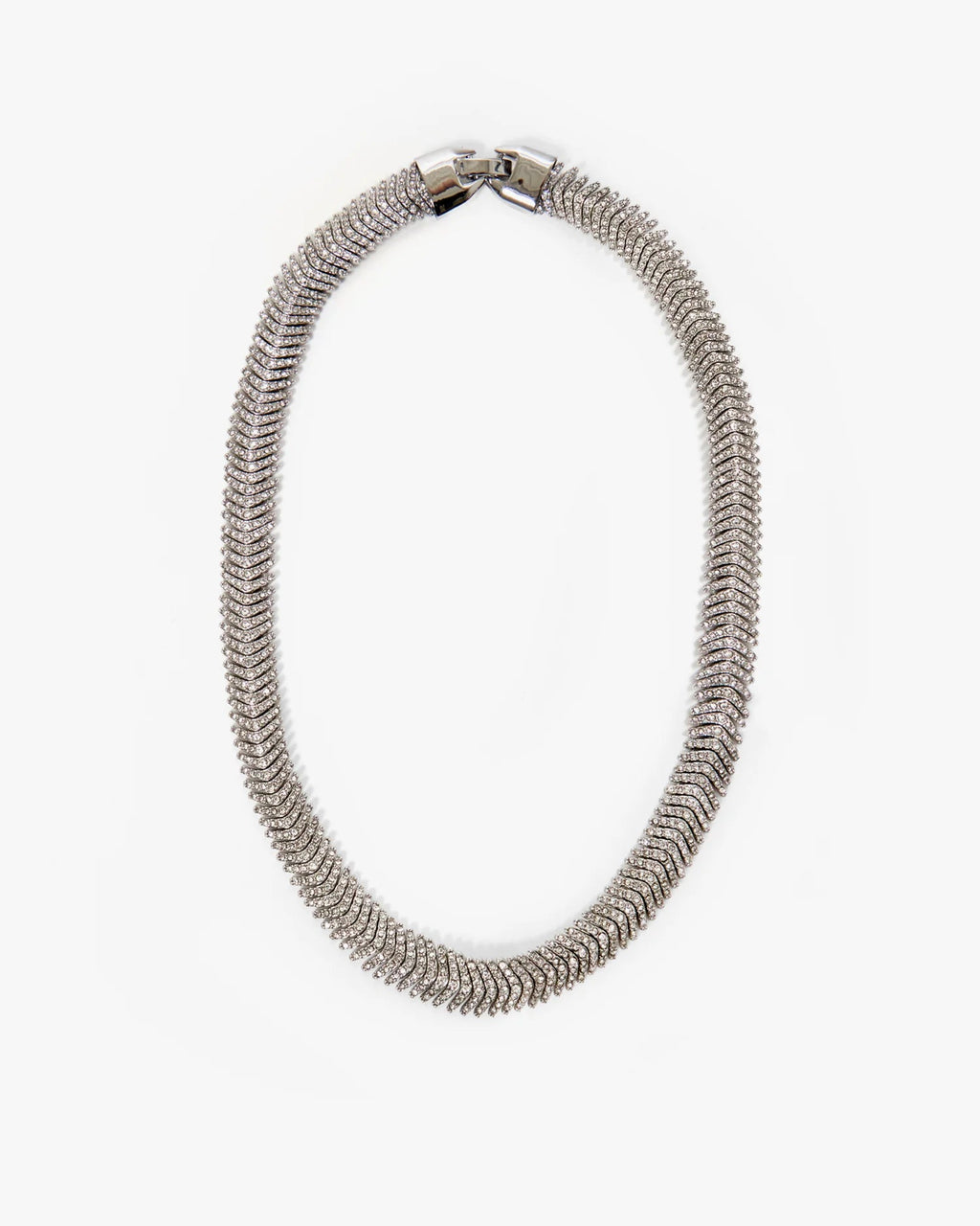 Clare V. Herringbone Collar Necklace