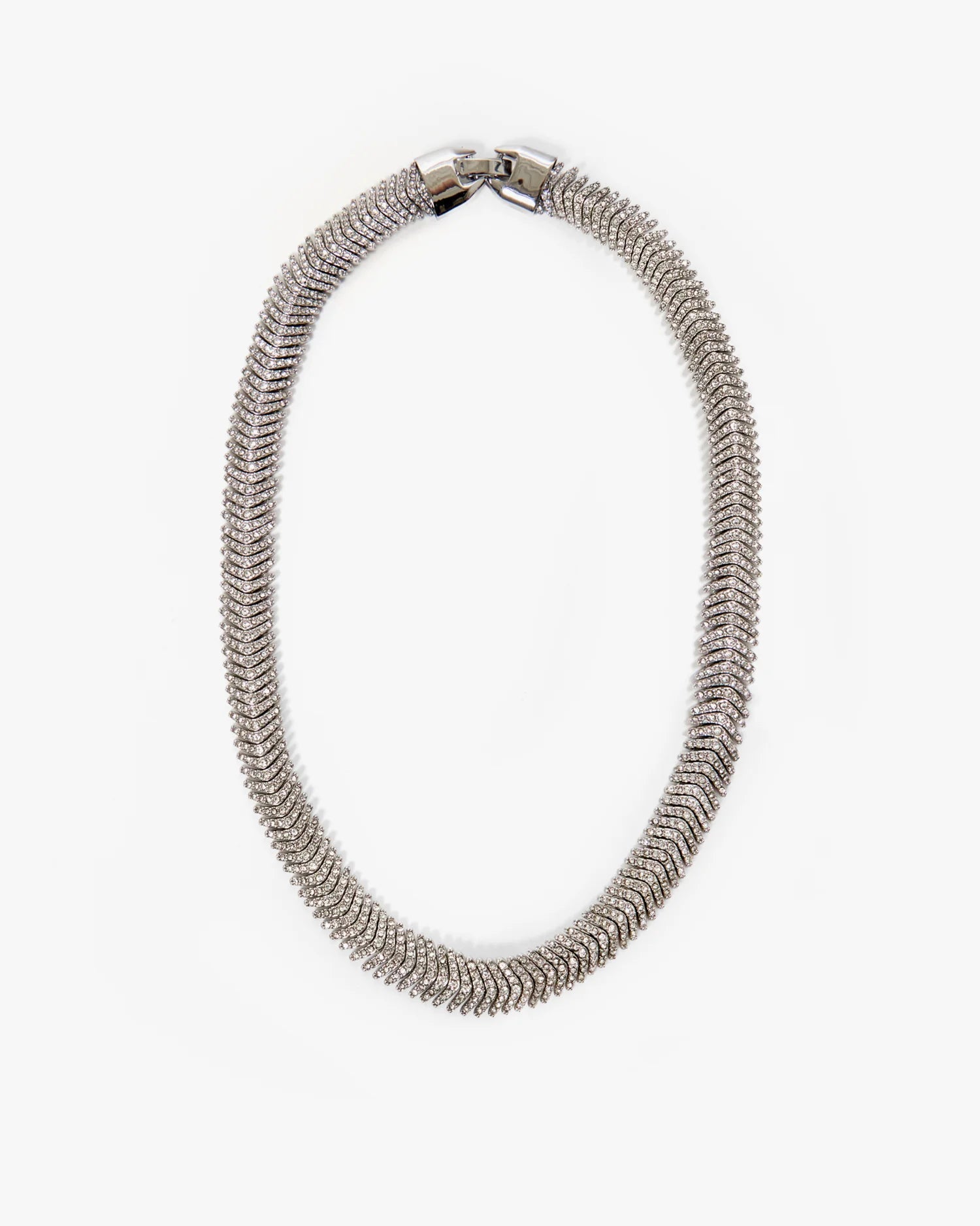 Clare V. Herringbone Collar Necklace