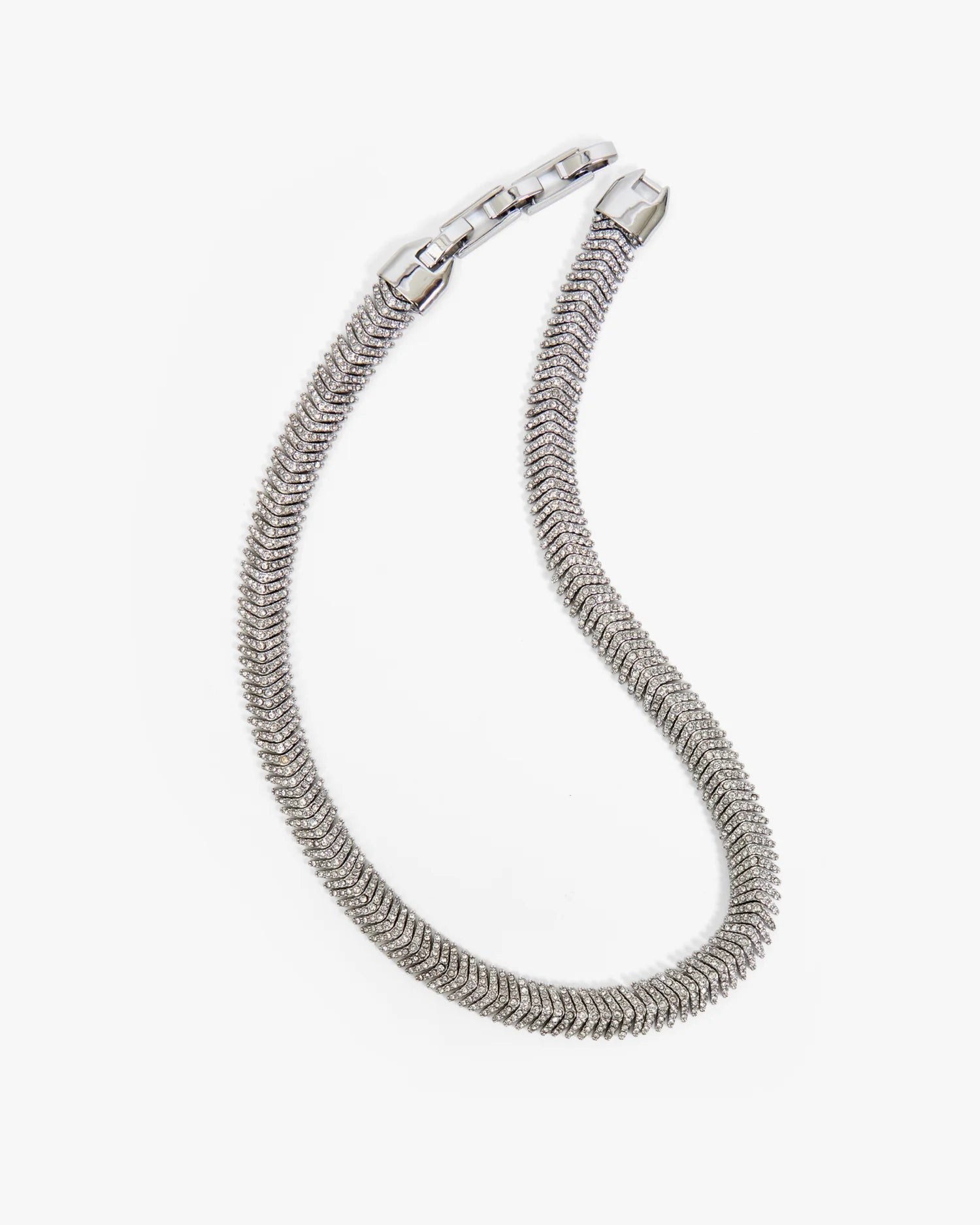 Clare V. Herringbone Collar Necklace