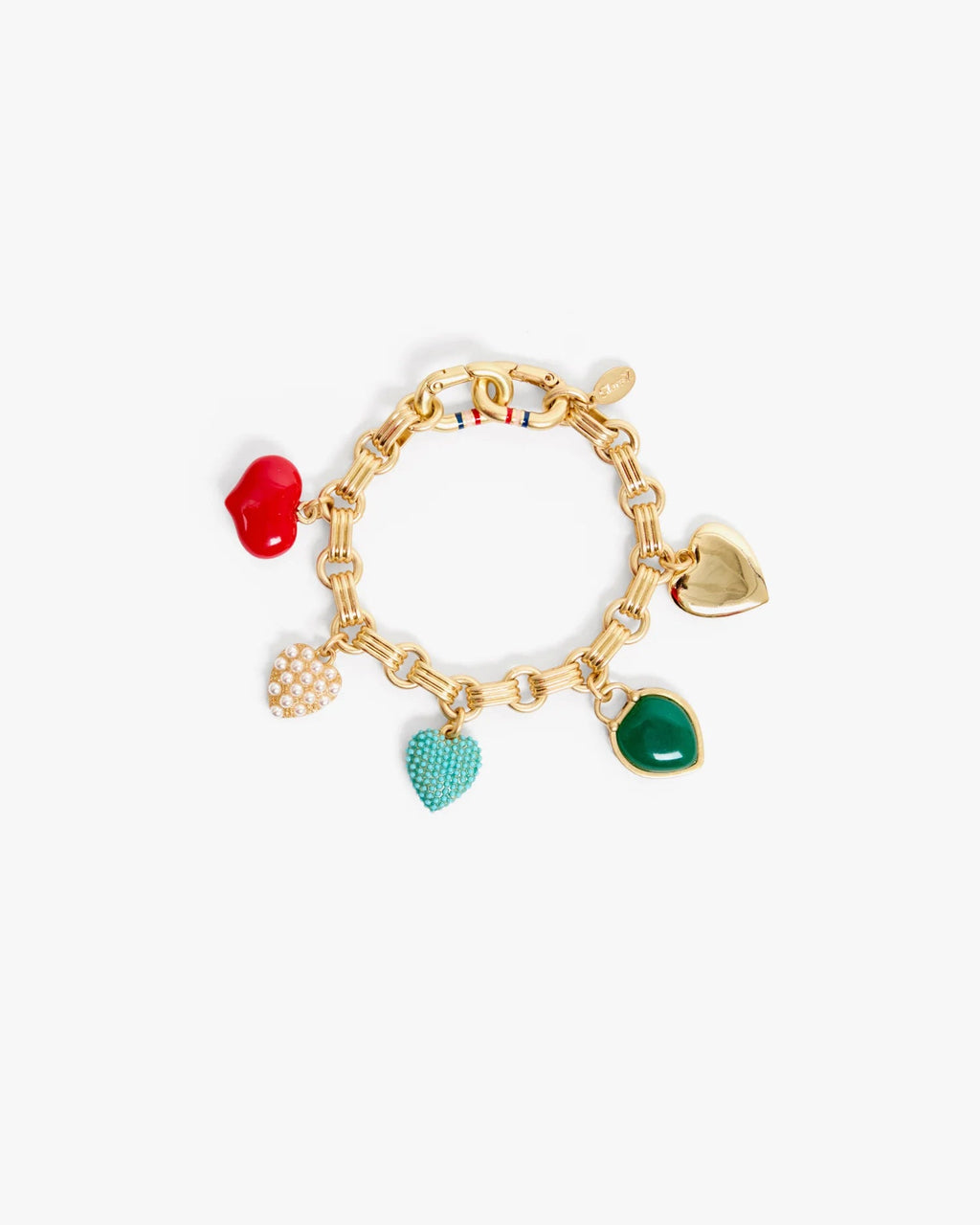 Clare V. Le Heartbreaker Bracelet - Vintage Gold