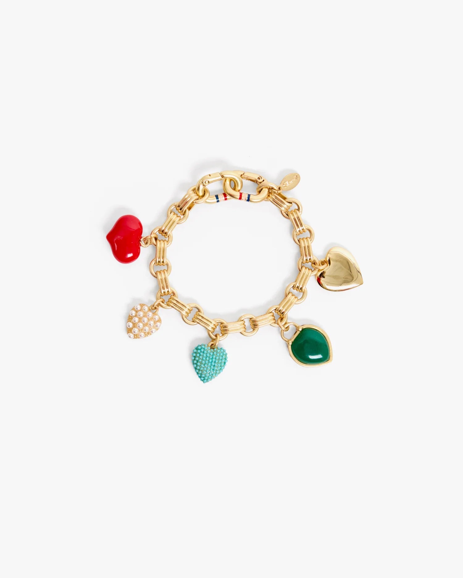 Clare V. Le Heartbreaker Bracelet - Vintage Gold