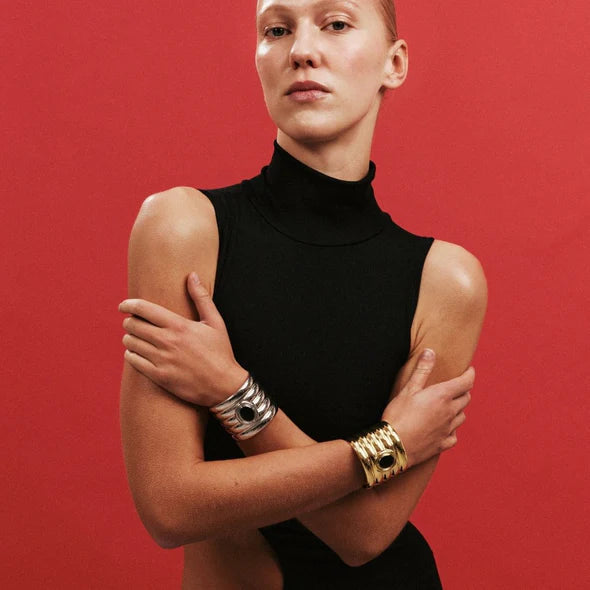 Heaven Mayhem Clarke Cuff Bracelet - Gold