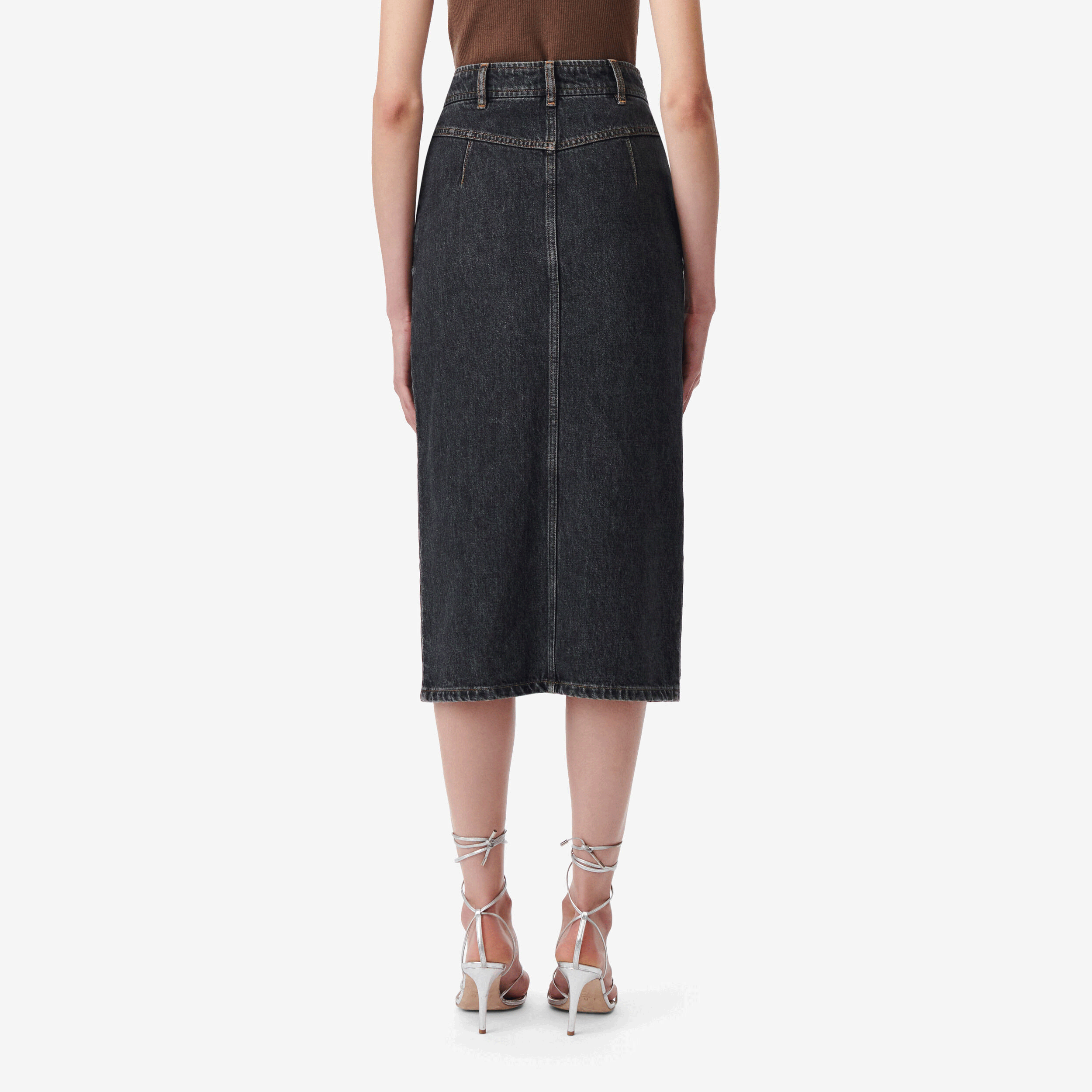 IRO Clarysse Skirt - Black Stone Wash