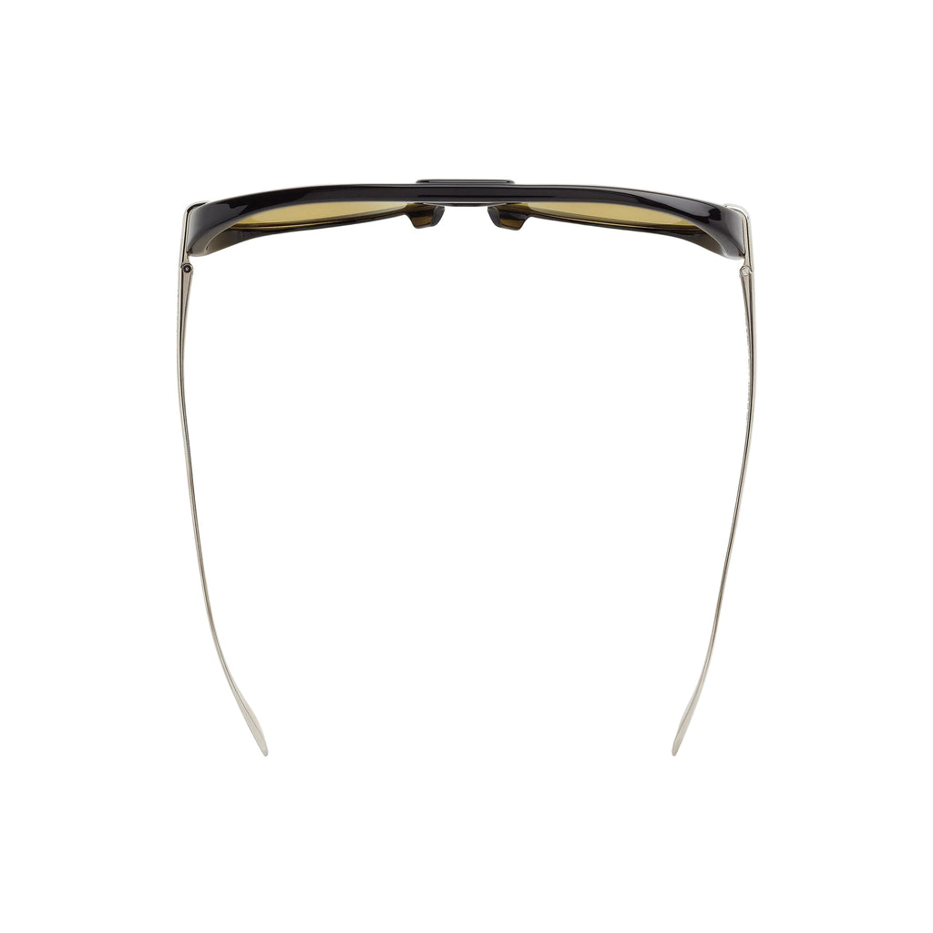 BOTTEGA VENETA Classic Aviator Sunglasses - Black/Yellow