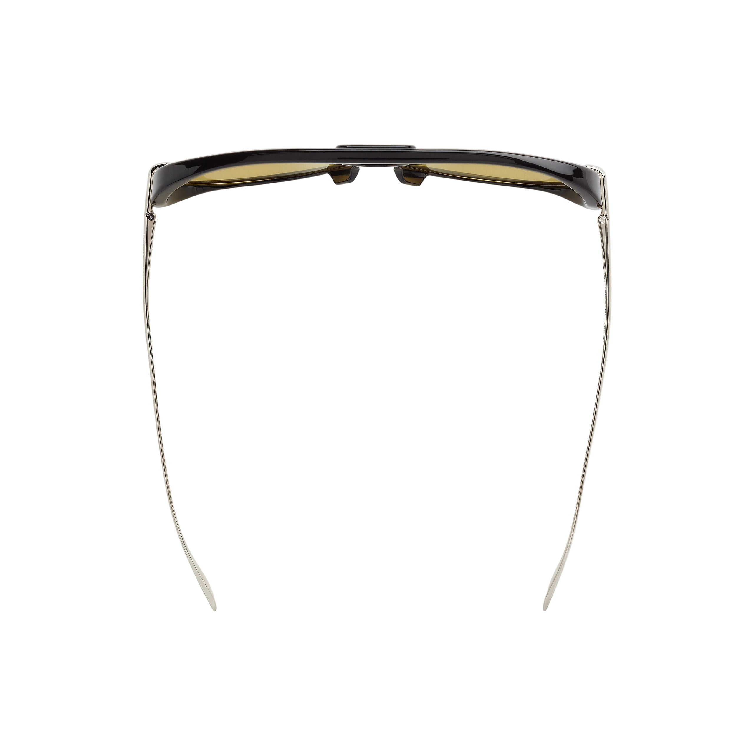 BOTTEGA VENETA Classic Aviator Sunglasses - Black/Yellow