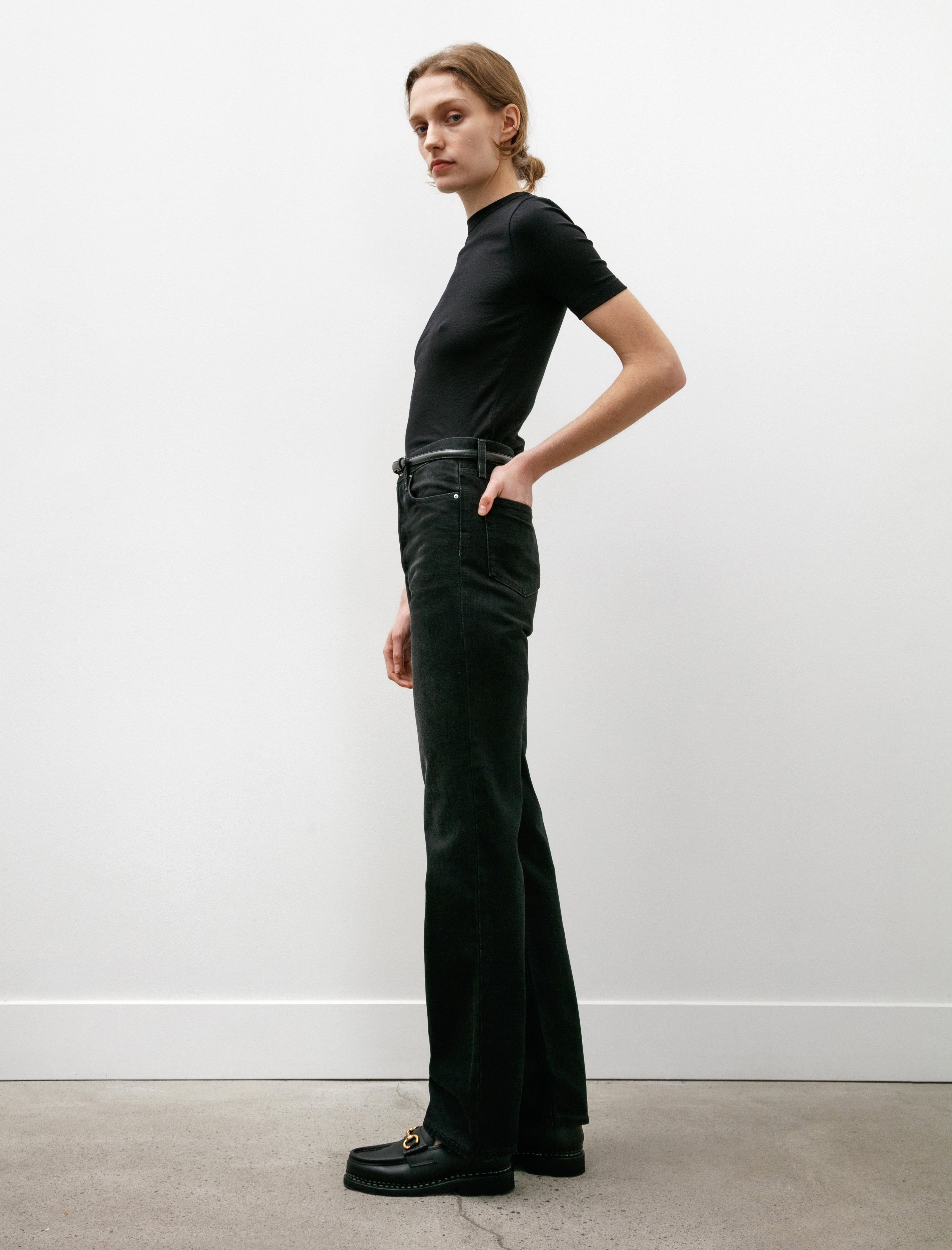 Totême Classic Cut Denim Full Length Pants