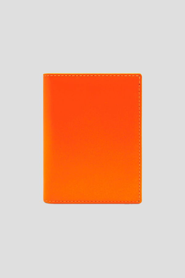 Comme des Garçons Classic Wallet - Super Fluo Orange/Pink