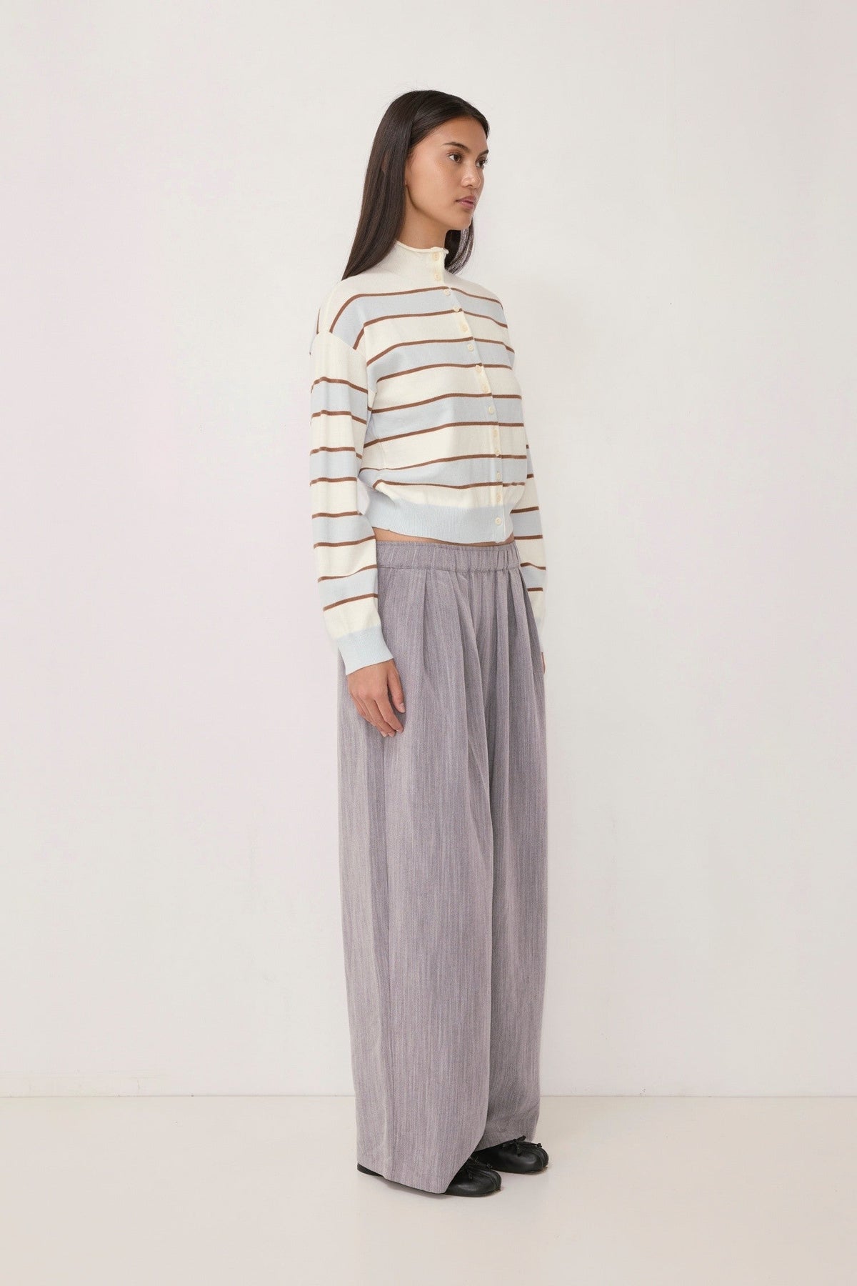 Mod Ref Claude Striped Cardigan