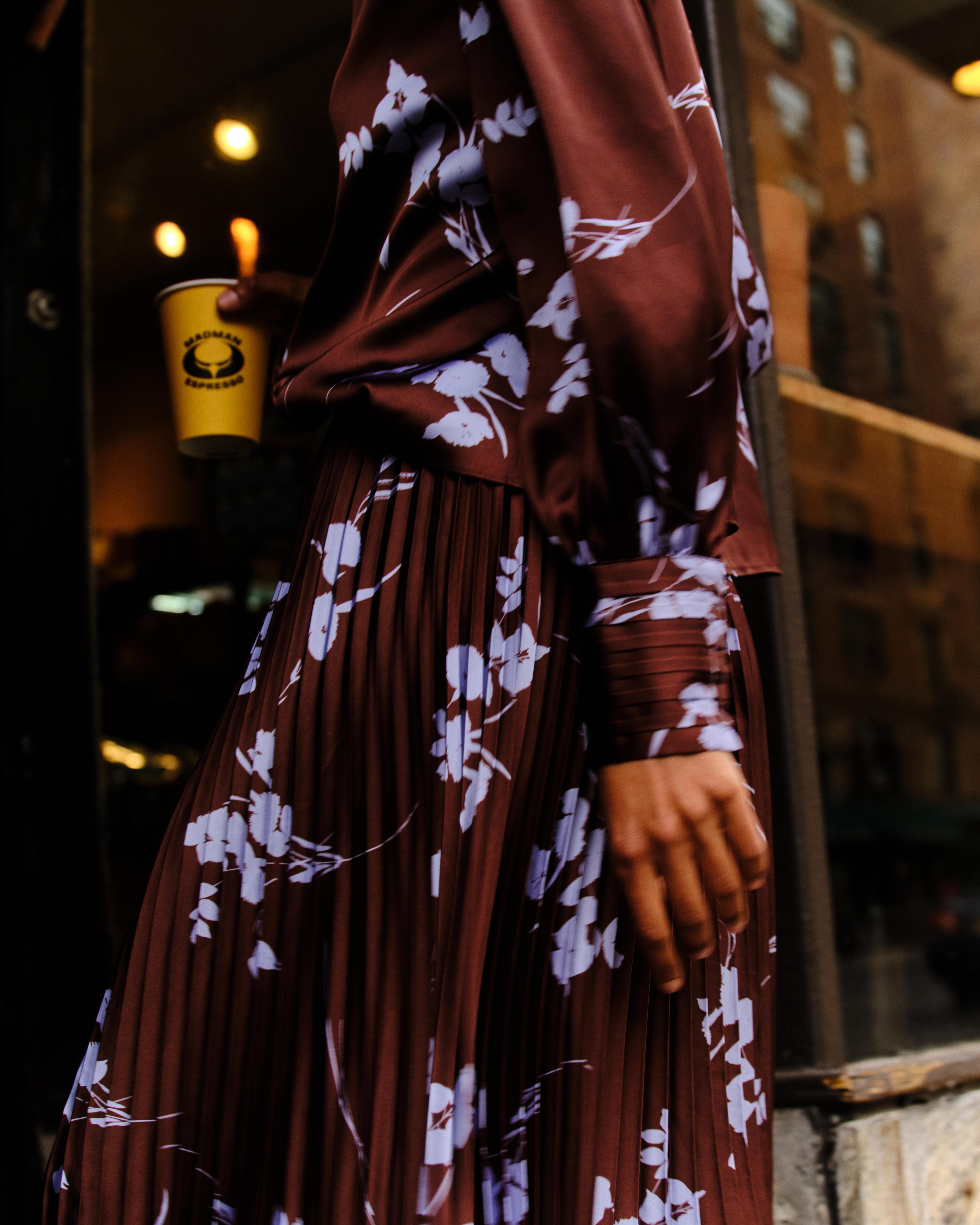 Cartolina Claudia Pleated Skirt