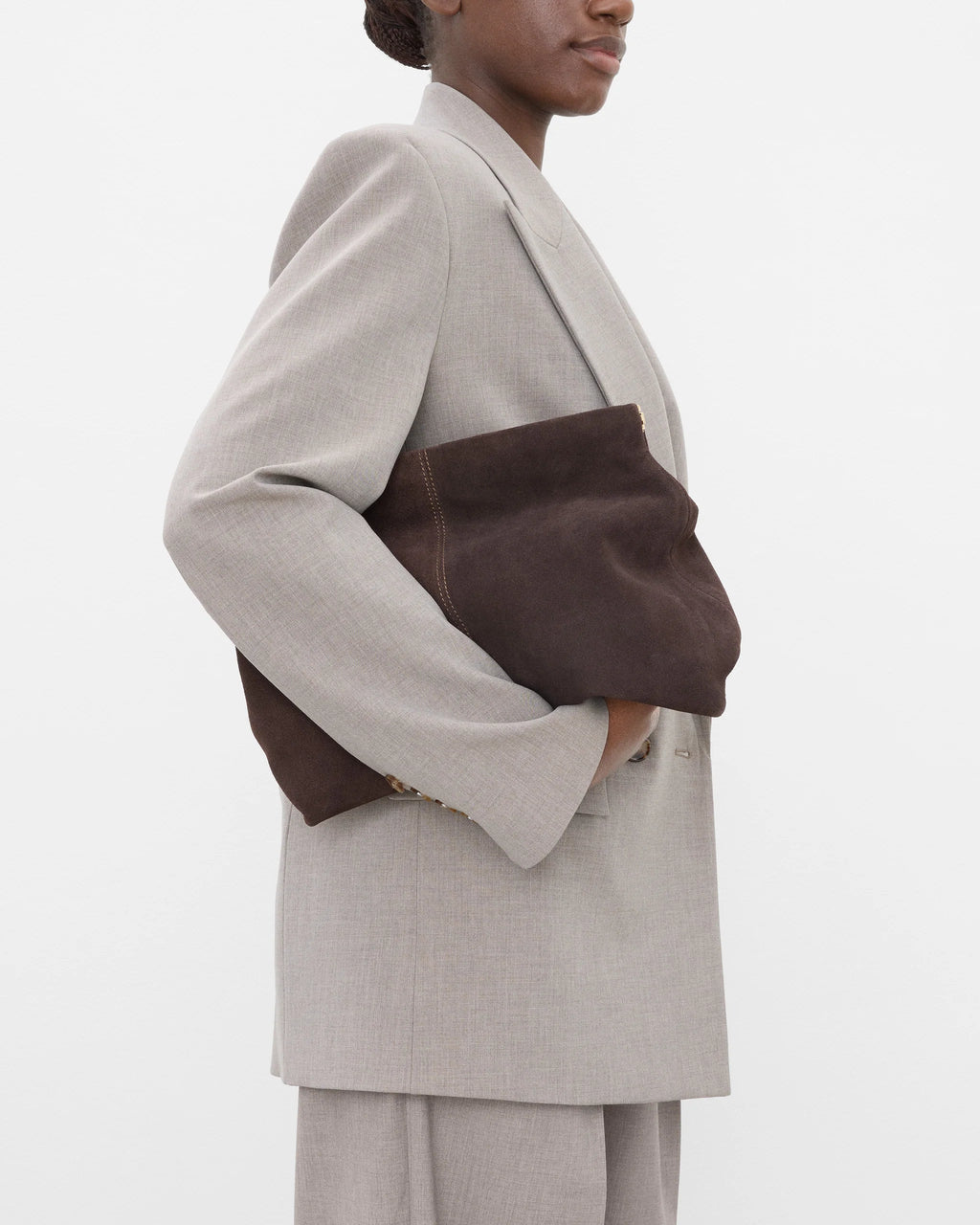 Flattered Clay Clutch