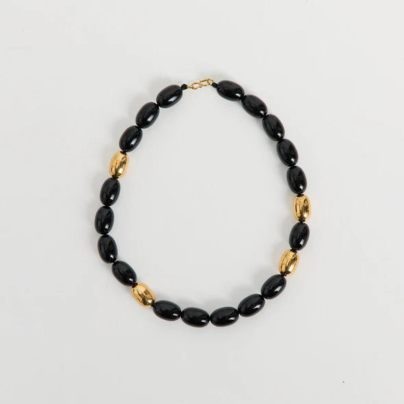 Heaven Mayhem Clementine Necklace - Black/Gold