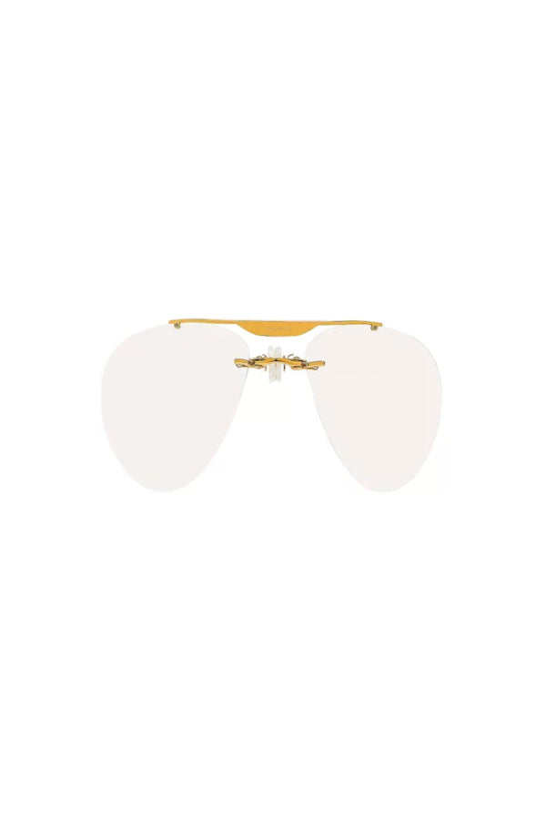 Coperni Clip On Aviator Sunglasses - White