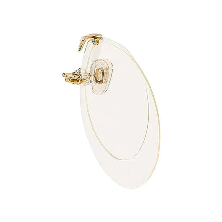 Coperni Clip On Aviator Sunglasses - White