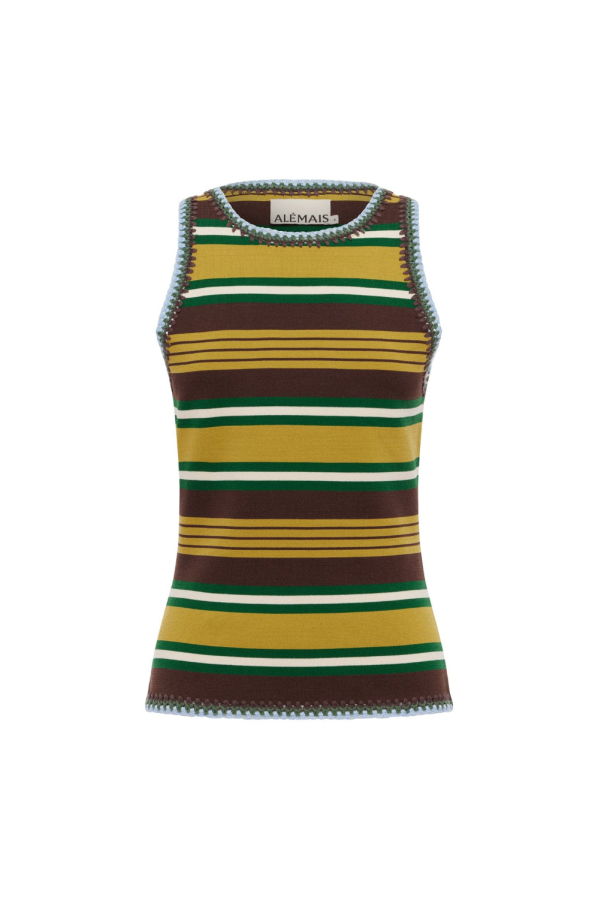 ALÉMAIS Clover Knit Top - Stripe