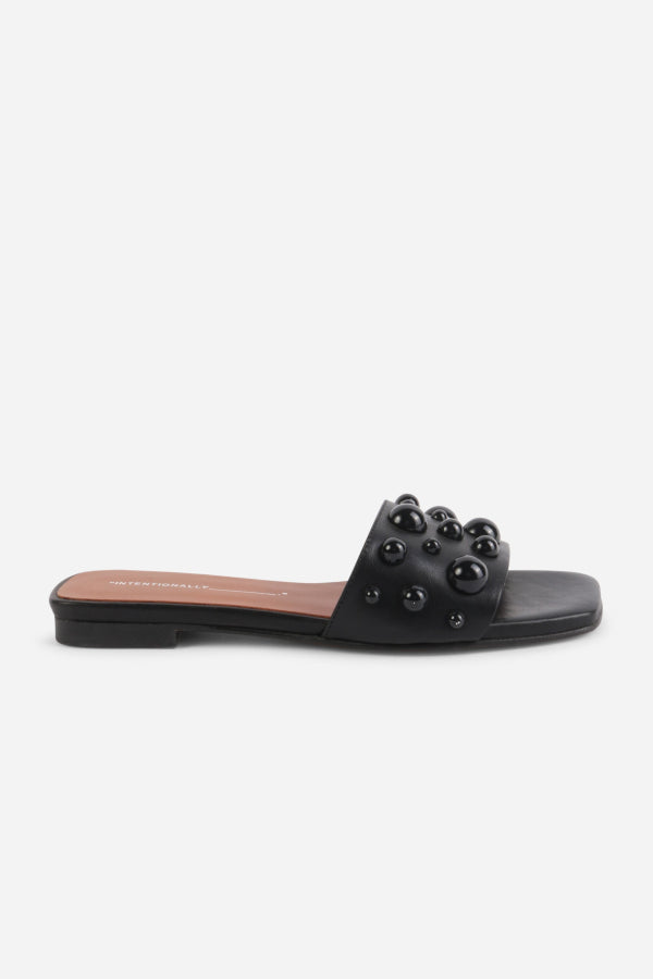 INTENTIONALLY __________. Cocktail Sandal - Black