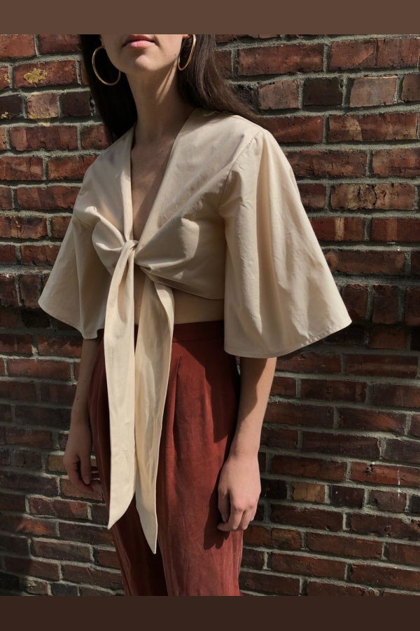 Cocobolo Ashbury Wrap Top