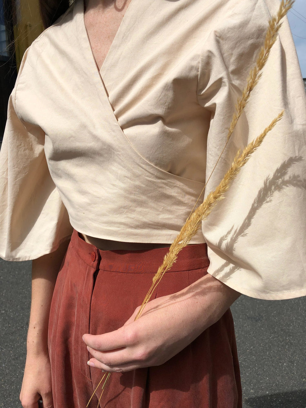 Cocobolo Ashbury Wrap Top