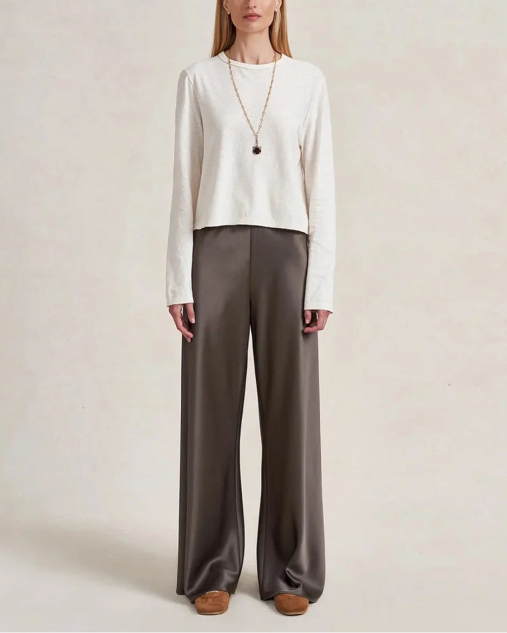 La Ligne Colby Pant - Taupe