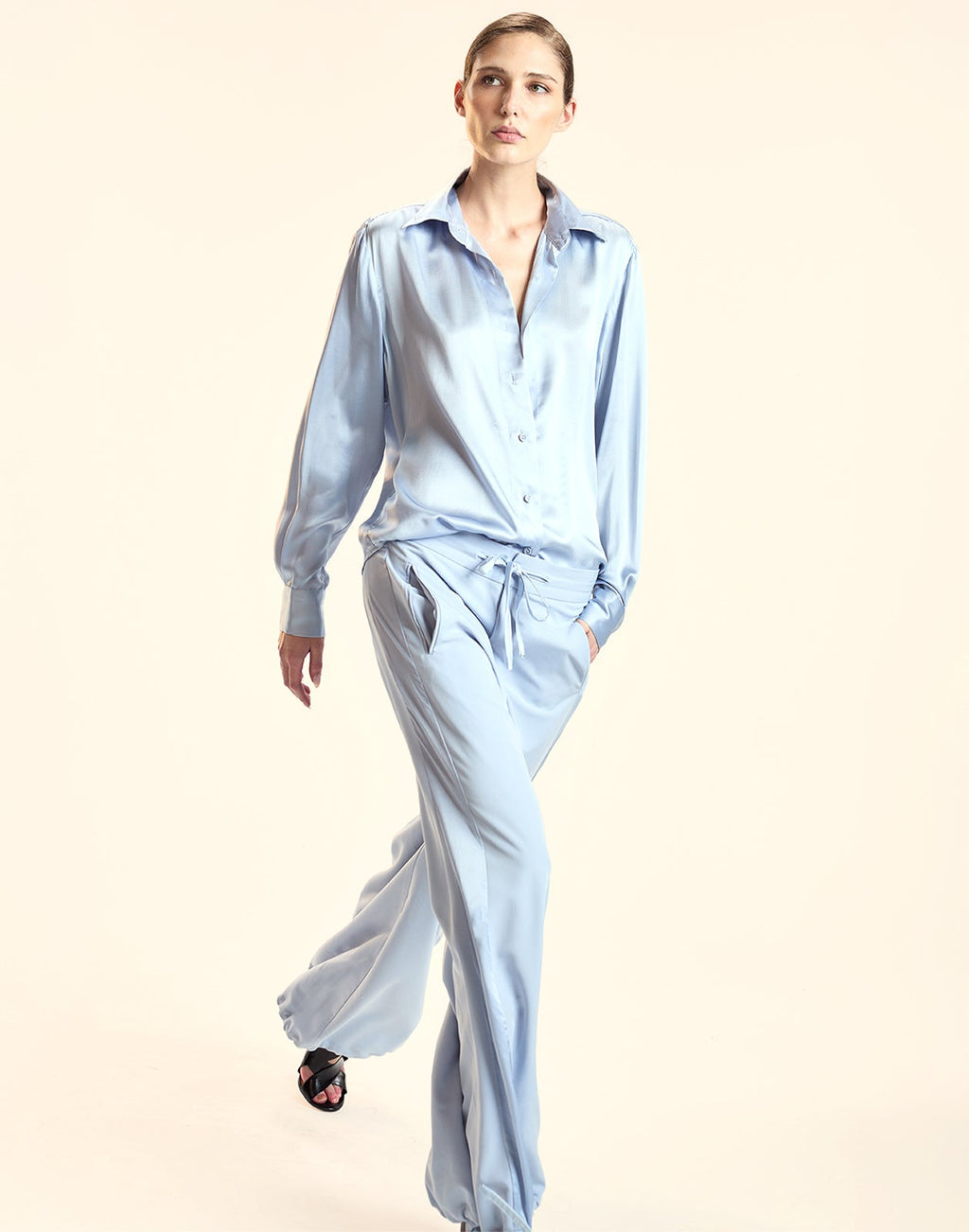 Cynthia Rowley Collectible Silk Shirt - Blue