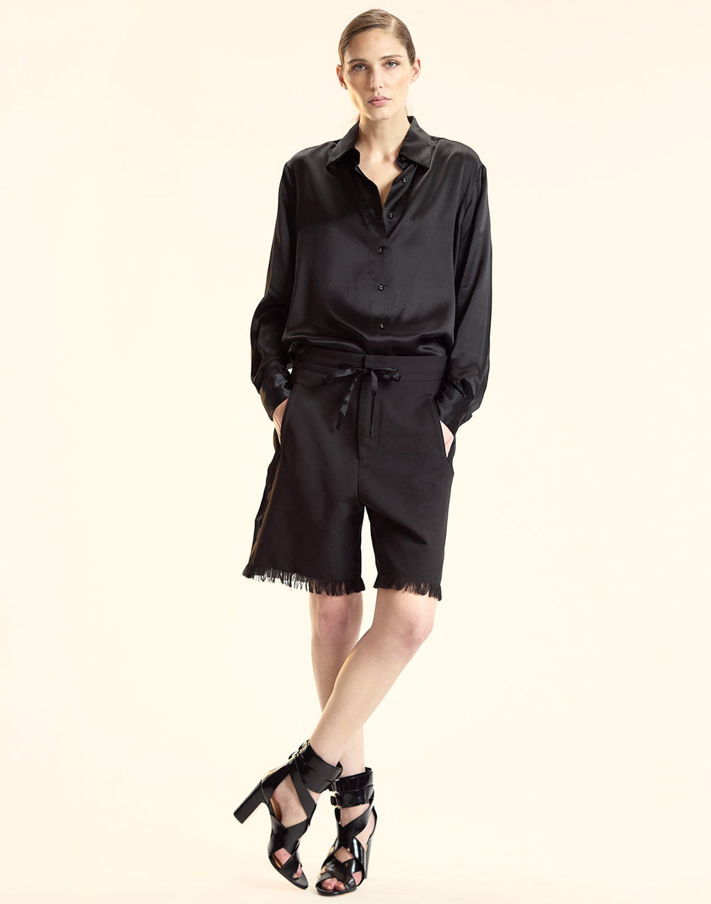 Cynthia Rowley Collectible Silk Shirt - Black