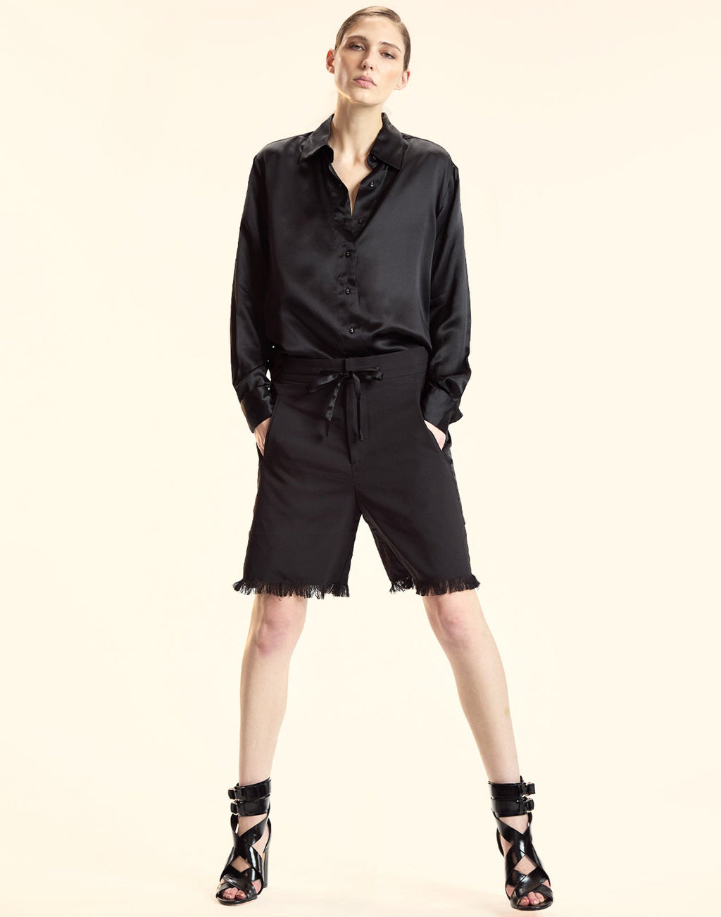 Cynthia Rowley Collectible Silk Shirt - Black