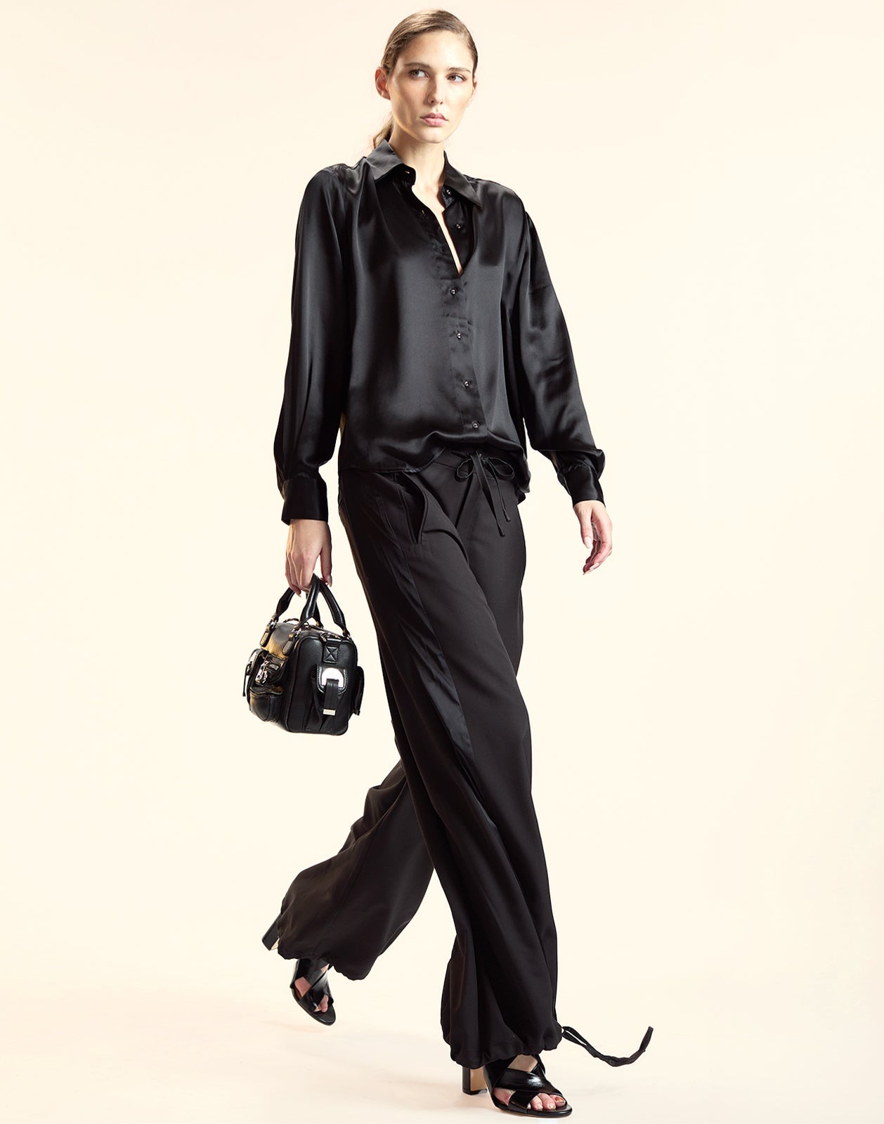 Cynthia Rowley Collectible Silk Shirt - Black