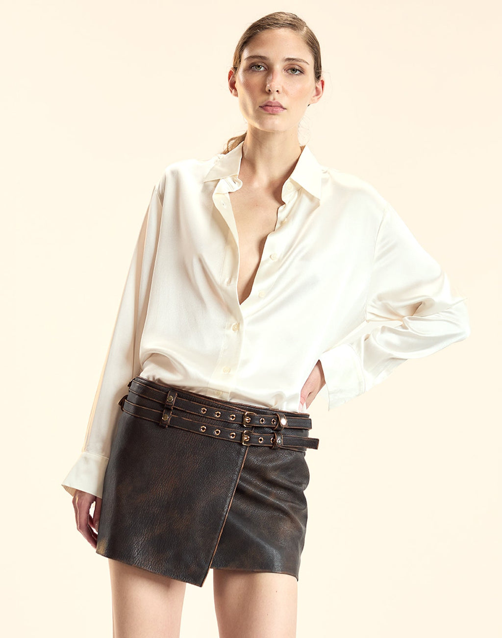 Cynthia Rowley Collectible Silk Shirt - White