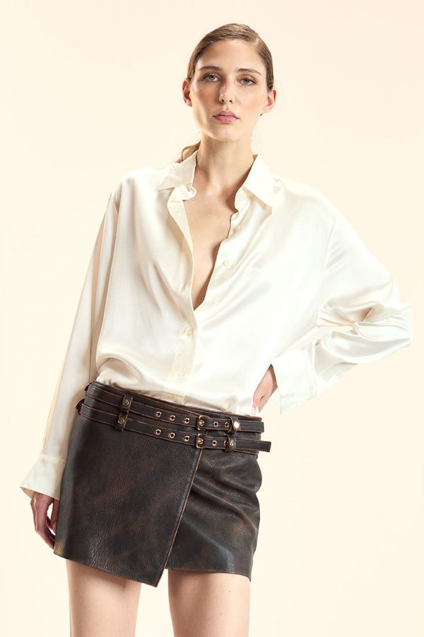 Cynthia Rowley Collectible Silk Shirt - White