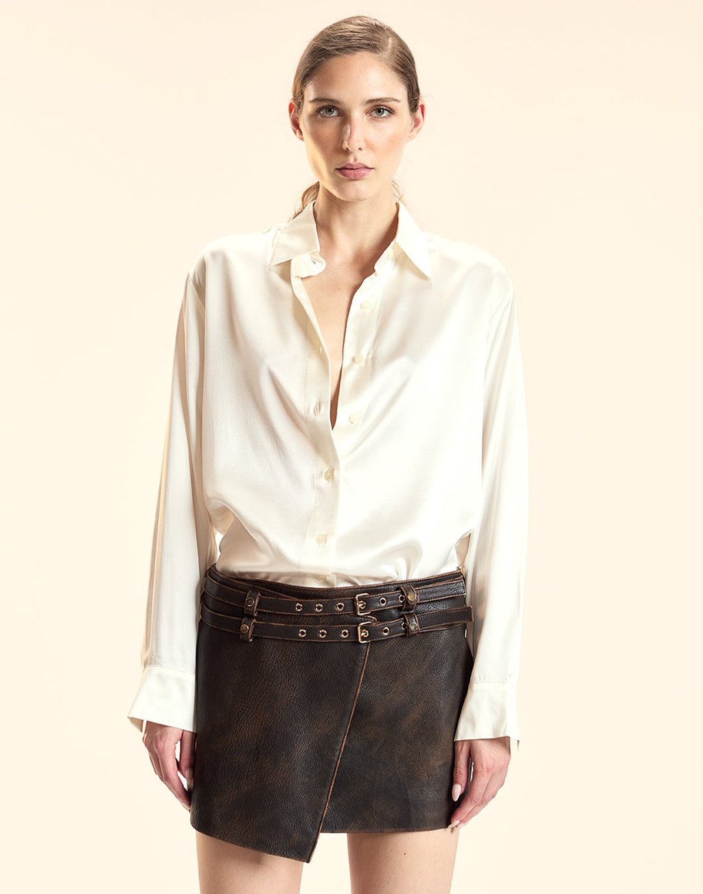 Cynthia Rowley Collectible Silk Shirt - White