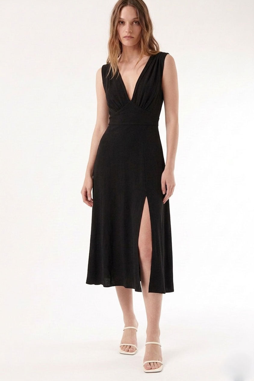 Colmillo de Morsa Habana Dress - Black