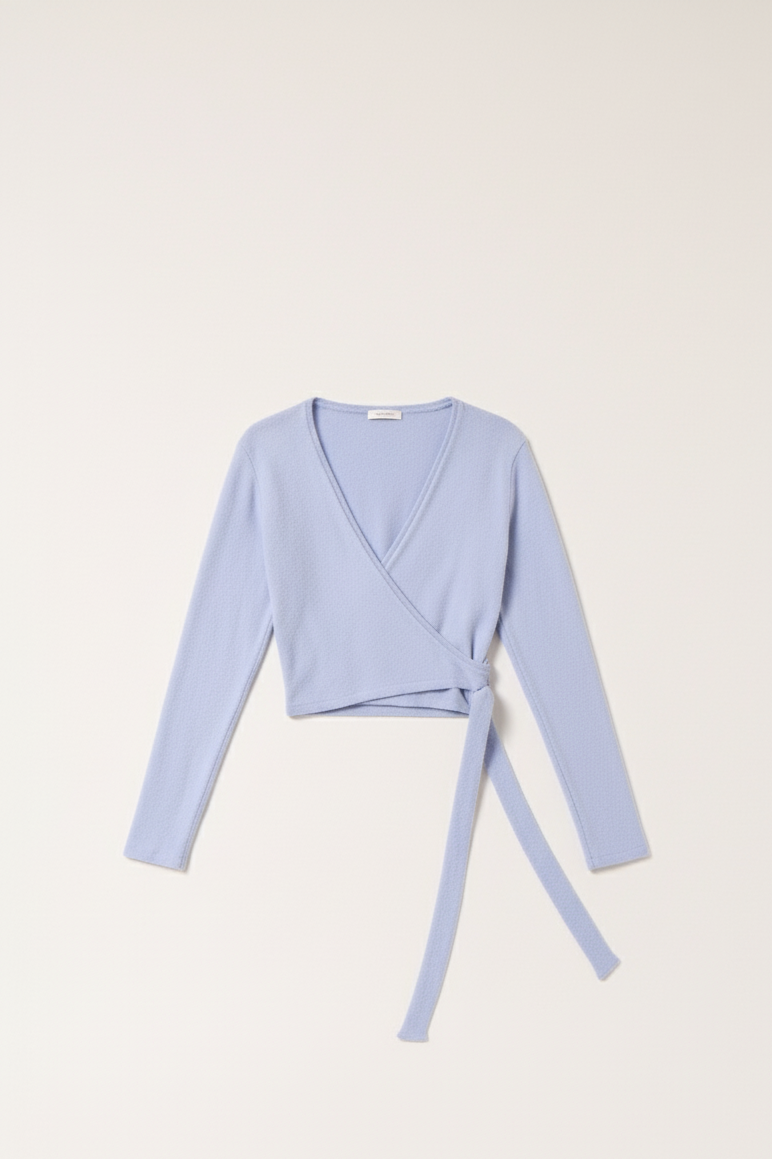 Colmillo de Morsa Wrap Knit Top