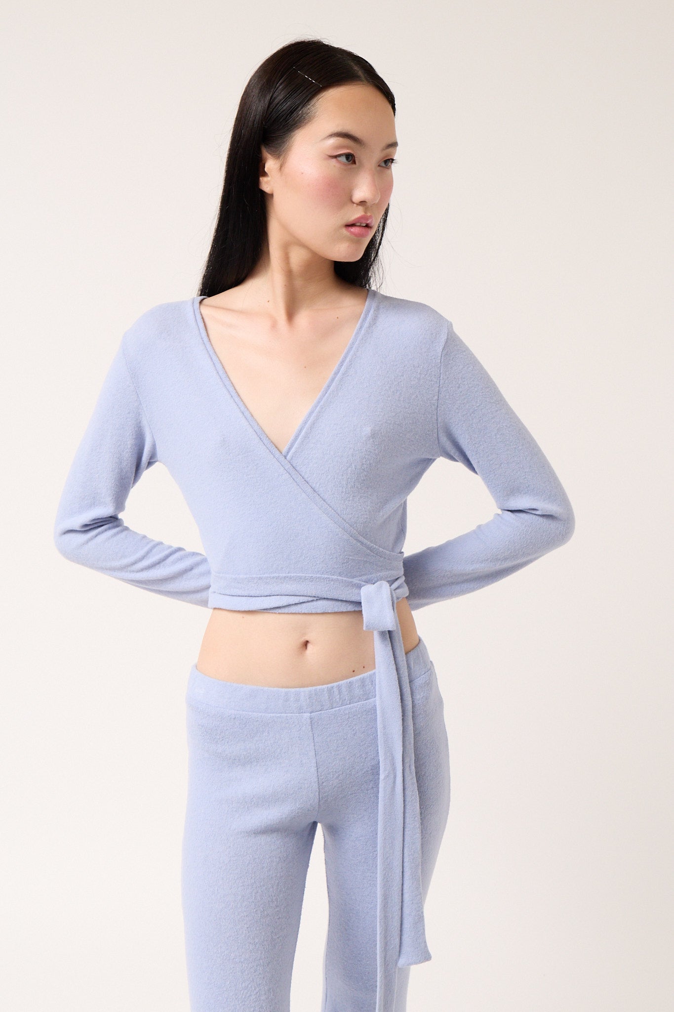Colmillo de Morsa Wrap Knit Top