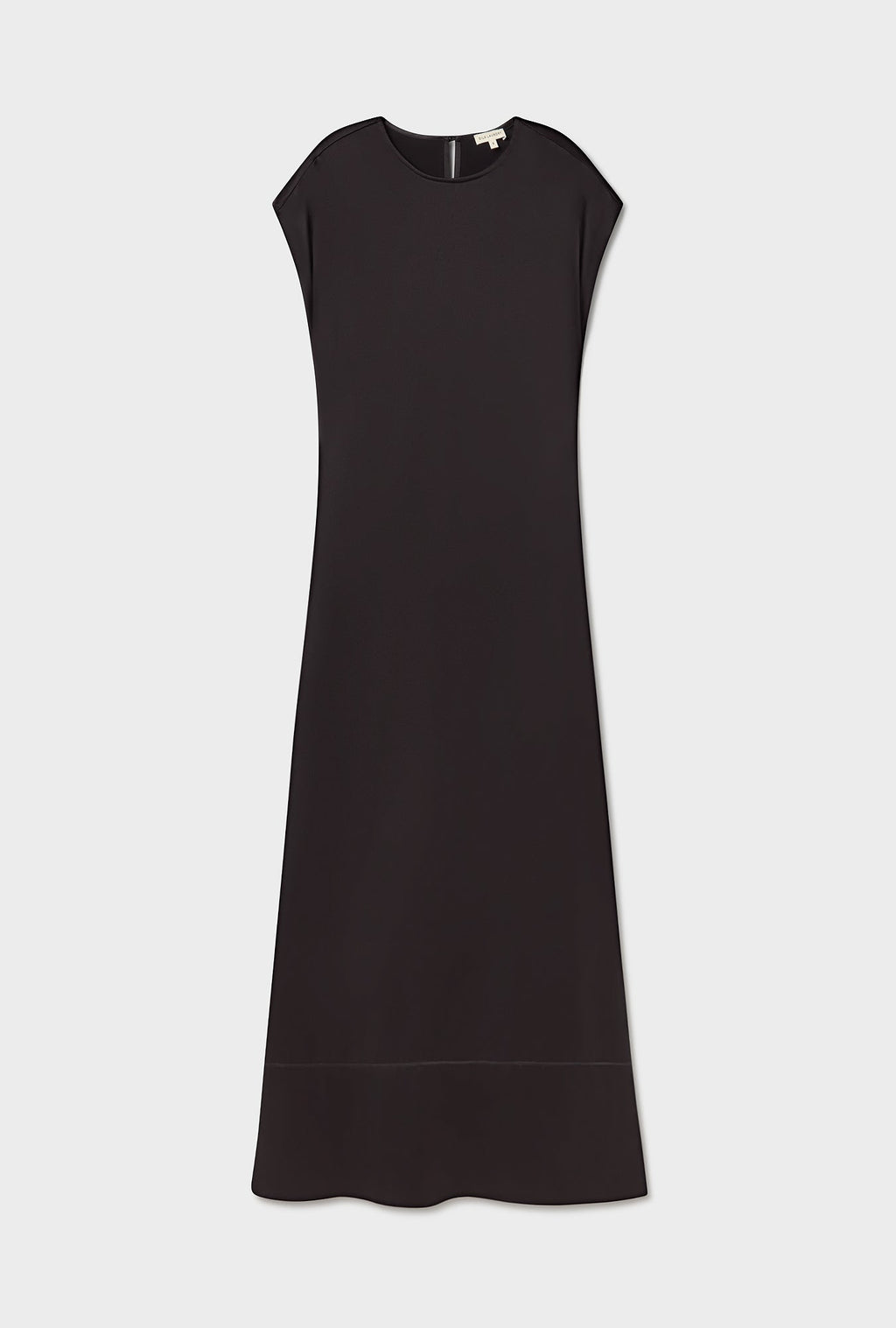 Silk Laundry Column Dress - Black