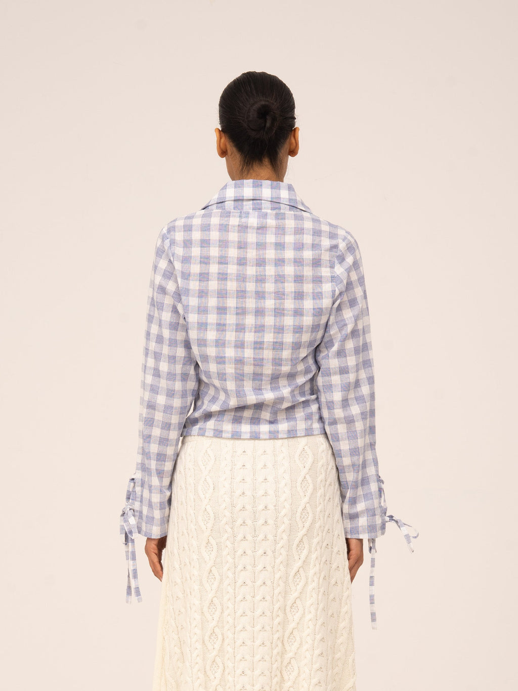 Carmensays Commute Shirt - Blue Plaid