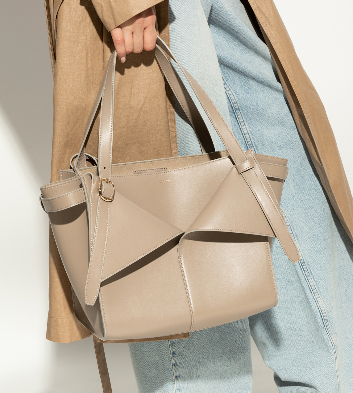 Coperni Belt Cabas Bag - Beige