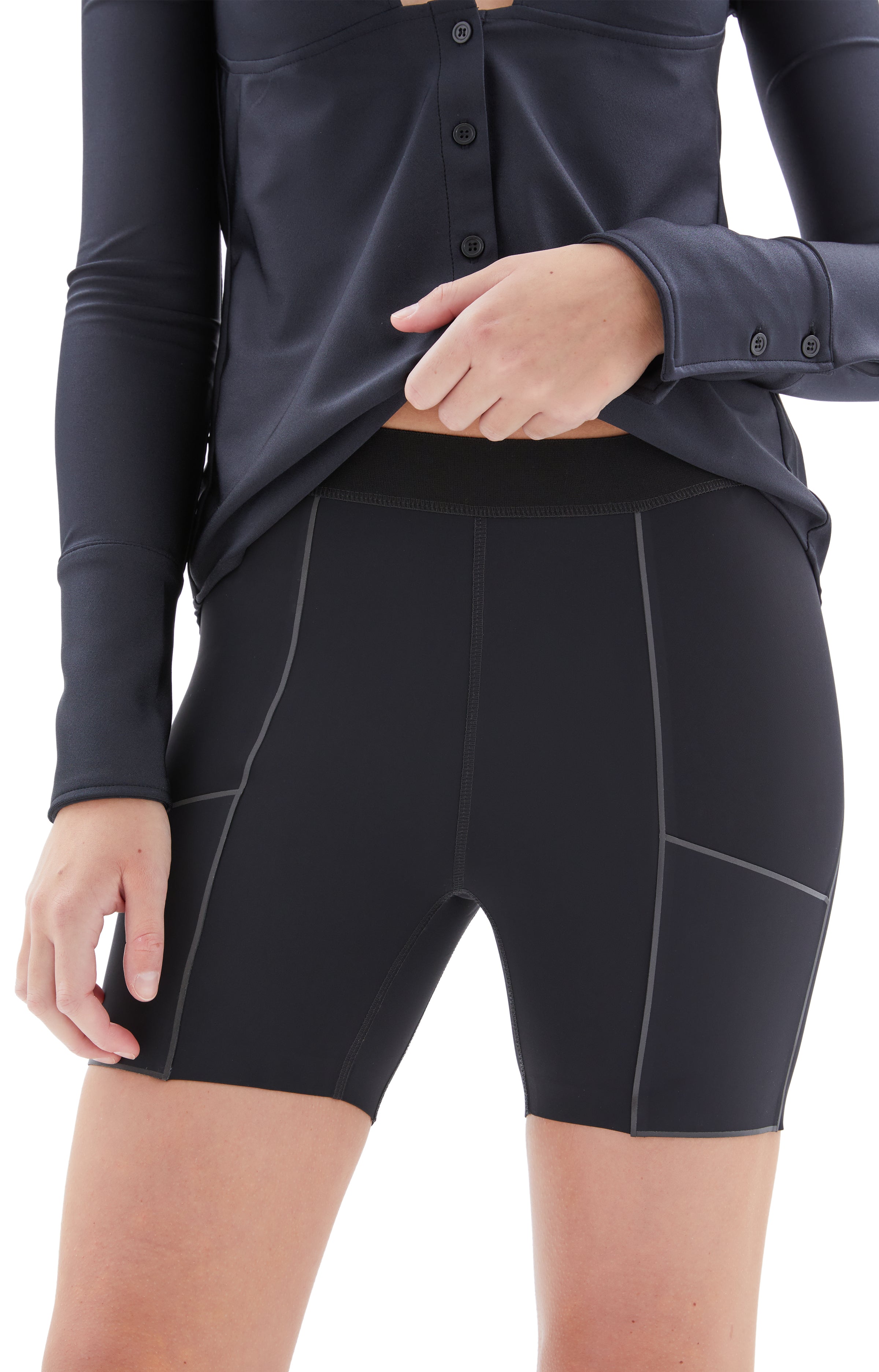 Coperni C+ Bike Shorts - Black